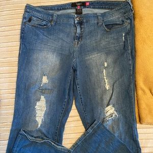 Relaxed bootcut jeans